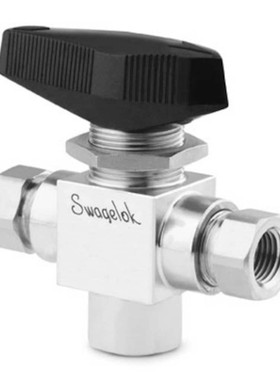 SS-83XTF4高压3通球阀内螺纹 NPT 1/4 in.PTFE阀座不锈钢