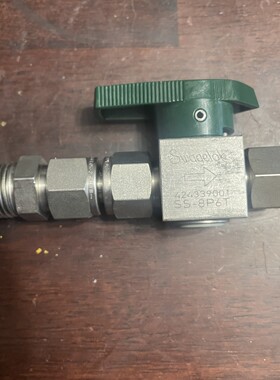 世伟洛克 SS8P6T 不锈钢 1/2 英寸仪表塞阀 半转 全新