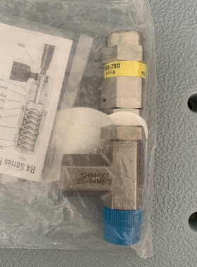 世伟洛克 SS-R4M8F8-B 高压比例缓解阀 黄色 350-750 psig