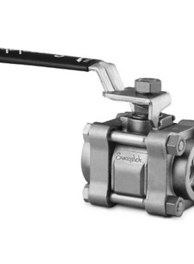 SS-63TSW8P 不锈钢 3 件式 60 系列球阀，加强型 PTFE 阀座, 1/2