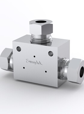 T9HF60不锈钢IPT系列三通接头9/16 in. 高压锥形和内螺纹