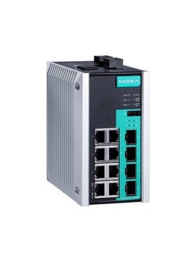 现货 EDS-G512E-8PoE-4GSFP-T全新工业交换机