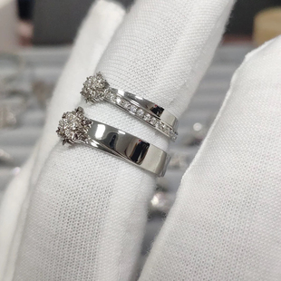 定制恋与深黎空深婚戒羁绊戒指闭口S925纯银同人周边情侣对戒游戏