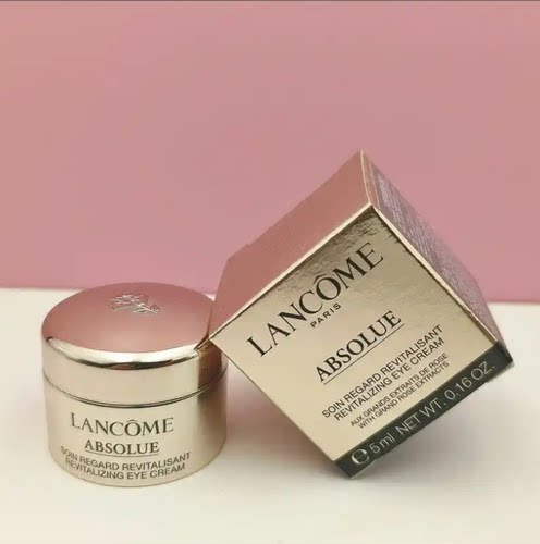 LANCOME兰蔻菁纯臻颜眼霜5ml中样滋润淡化细纹眼精华
