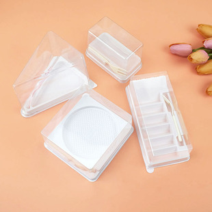 加高慕斯千层三角盒透明奶茶蛋糕黑森林蛋糕盒子梦龙蛋糕卷包装盒