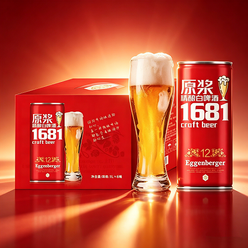 欧加1681原浆精酿白啤1L*6整箱