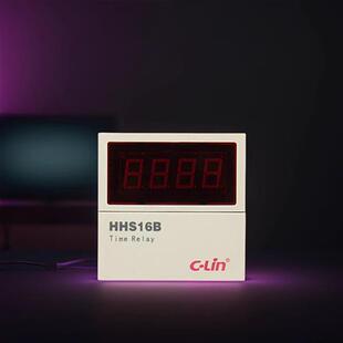HHS16D数显时间继电器二组通电延时复位 欣灵HHS16B代替HHS16A
