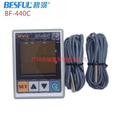太阳能BF440C双路温度控制器二表合一2组独立输出双表温控仪