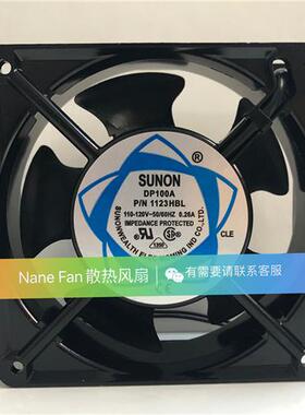 全新 SP/DP100A P/N 1123HSL HBL XSL XBL 110V散热风扇