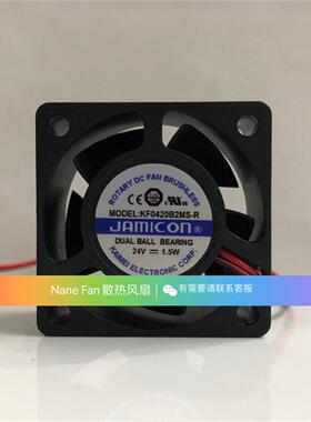 全新原装 JAMICON 4020 4CM厘米 -R 24V 1.5W散热风扇