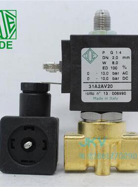进口三通电磁阀 31a2av20 微型常闭 2分现货AC110V 12v