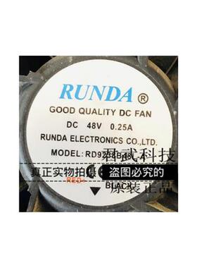 RUNDA 润达 RD9238B48L-A 48V 0.25A  9038 2线变频器风扇