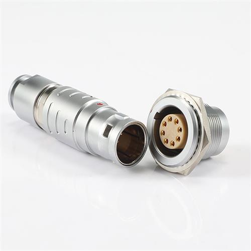 键盘线缆对接航空插头FGG EGG 2B8芯快速自锁微型连接器 插头插座
