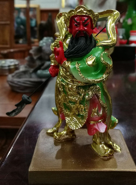树脂客厅汽车摆件4寸关公佛像