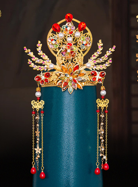 泰山奶奶凤冠合金中式