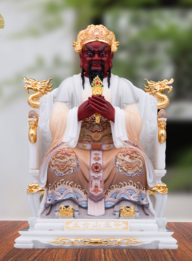 广济龙王神像汉白玉复古龙五爷