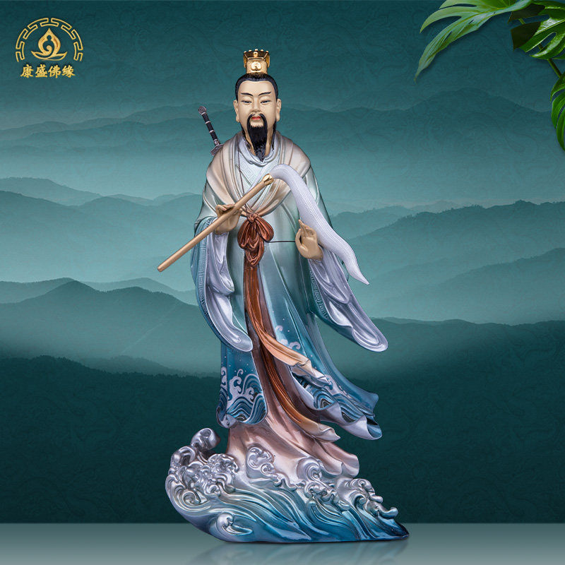 吕洞宾神像圣丰纯铜吕祖孚佑帝君