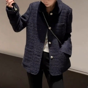 高级感细闪挺阔气质通勤汉服装