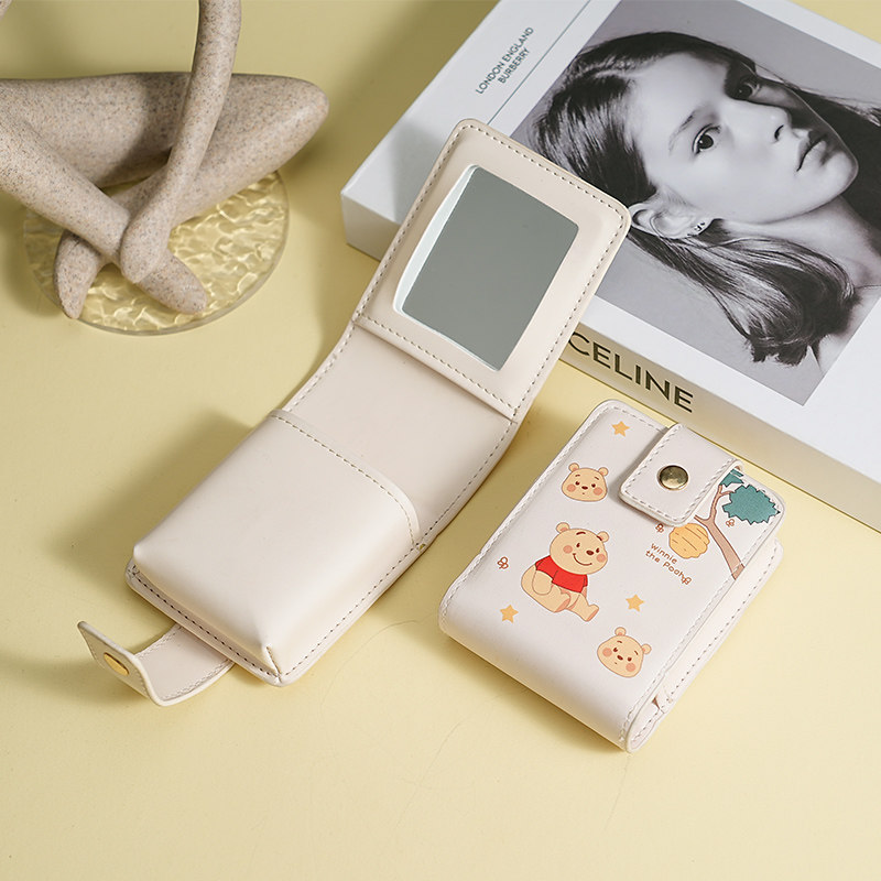 补妆镜口红包新款卡通随身出门便携化妆包带镜放口红收纳唇膏盒,收纳整理,化妆包,淘宝优惠券,粉丝福利购,淘宝优惠卷