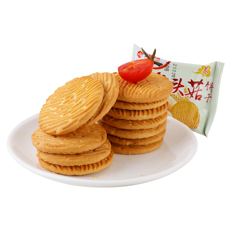 益膳易食猴头菇饼干无糖精食品糖尿人可吃零食猴菇饼干代餐饱腹
