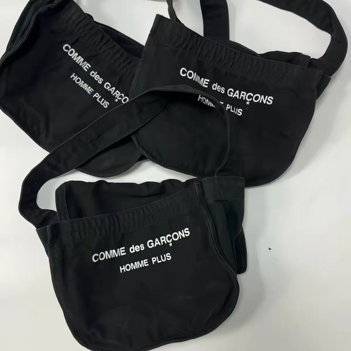 现货  旧子自主CDG vintage邮差包洗水做旧帆布斜挎