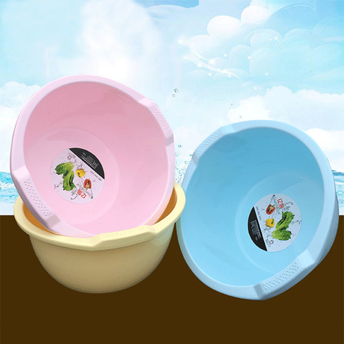 环保pp无气味加厚加高塑料脸盆