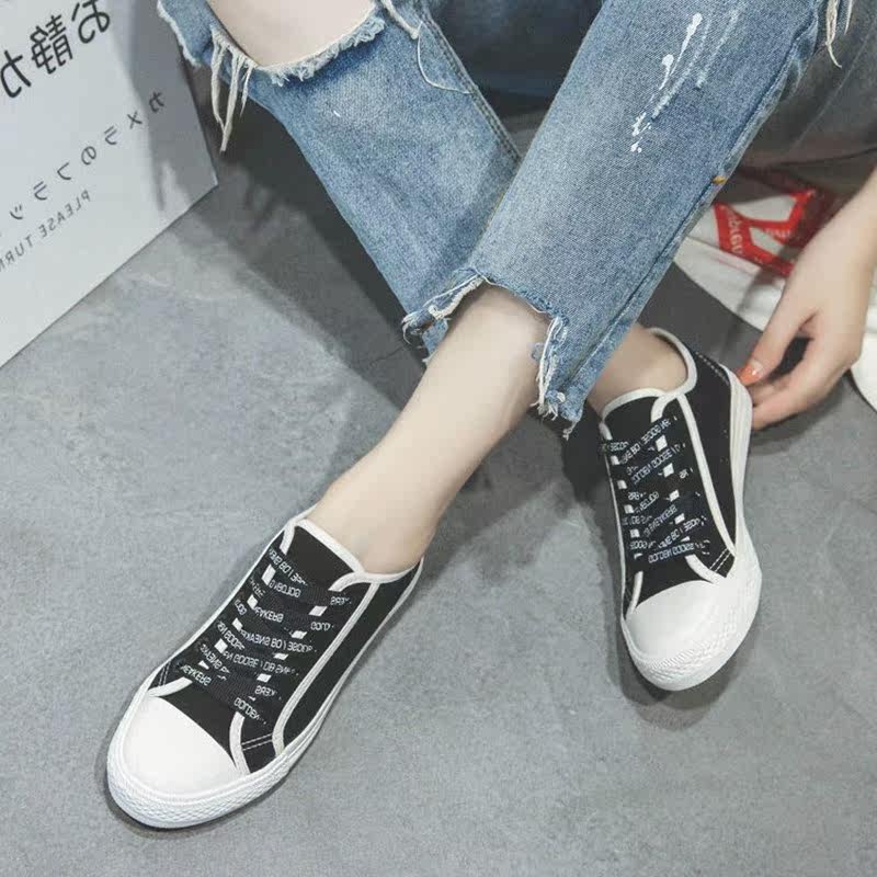 2019 Spring new pattern canvas shoe Versatile student White Women's Shoes Korean Edition Harajuku ulzzang Leisure cloth shoes summerin the Men's Shoes, Canvas shoes  category - from Buy2taobao.com to provide professional Taobao agent buy service