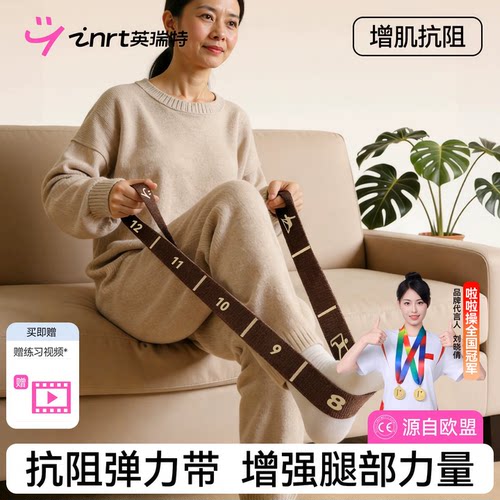 抗阻增肌数字弹力带增强腿部力量
