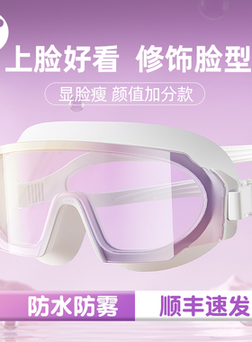 女士专业游泳镜高清防水防雾大框高颜值近视带度数INRT2025新款镜