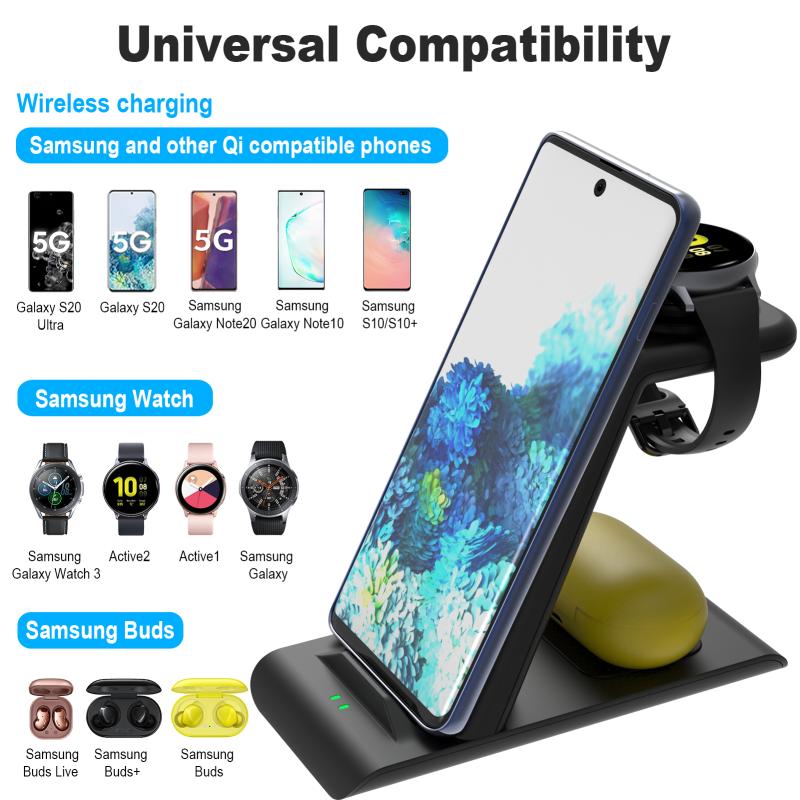 三星watch6磁吸三合一充电器