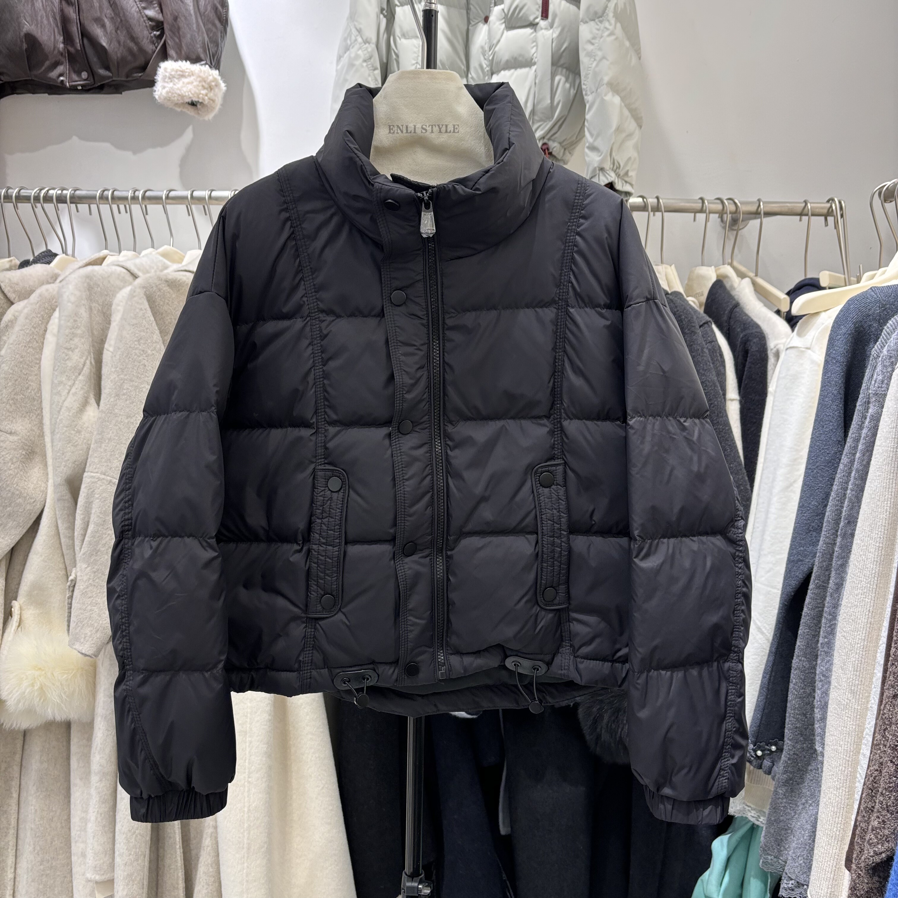 2025冬季新款鸭绒小个子加厚外套女立领短款宽松加厚面包服上衣,女装/女士精品,短外套,淘宝优惠券,粉丝福利购,淘宝优惠卷