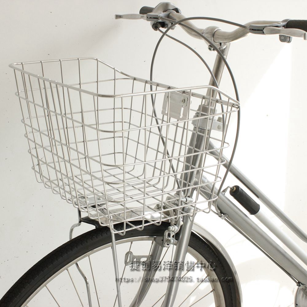 304不锈钢车篮加厚大容量蓝子