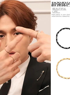 韩剧风九尾狐传李东旭细链条戒指