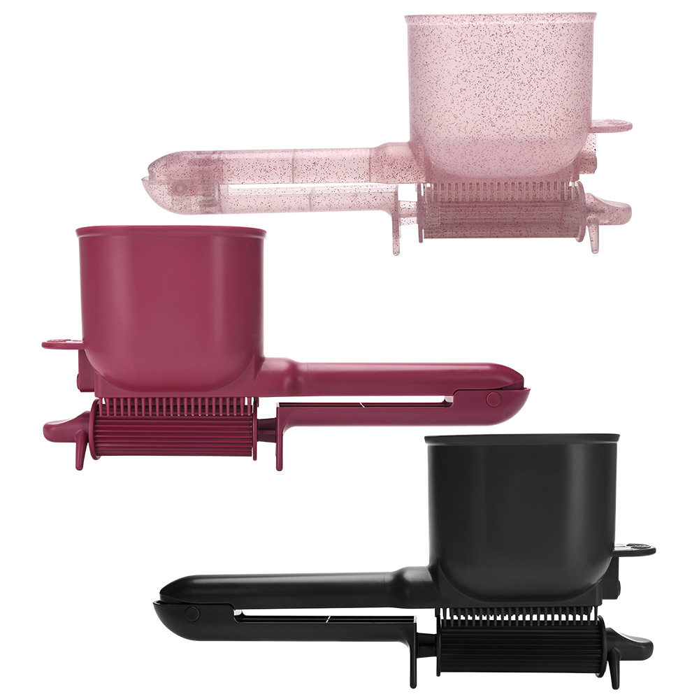 自动滚轴刷膏器染发工具烫发漂发刷膏机染发器大容量夹板染发梳