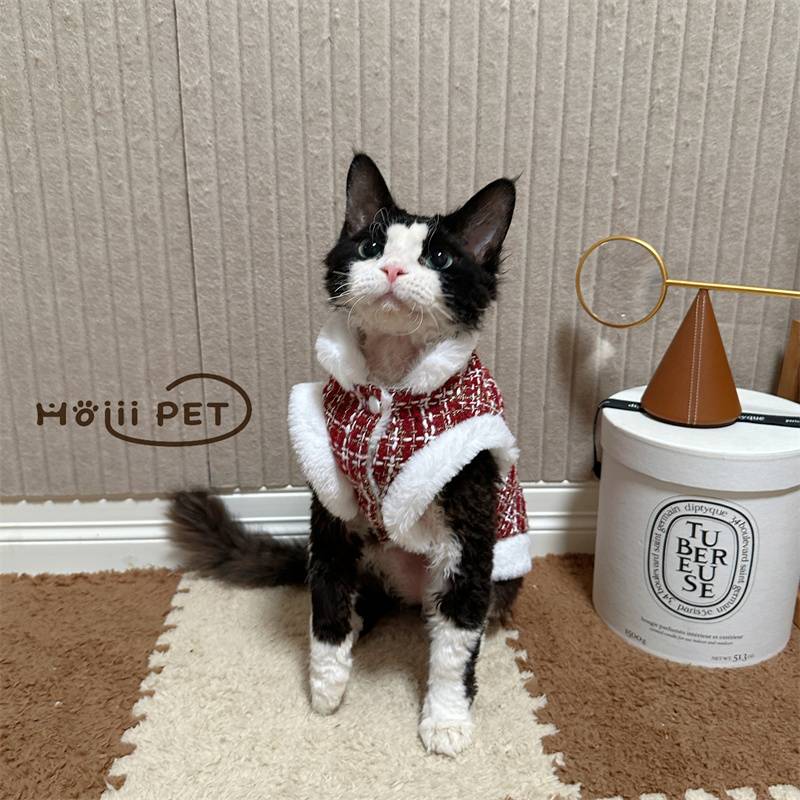 HOiiiPET小香风加绒马甲