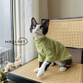 加绒德文衣服弹力保暖加厚无毛猫卫衣纯棉简约可爱 韩版 HOiii PET