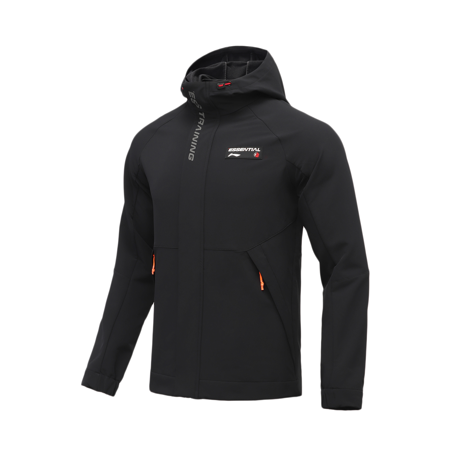 中国李宁男子运动风衣春秋健身休闲透气百搭连帽防风外套 AFDR007