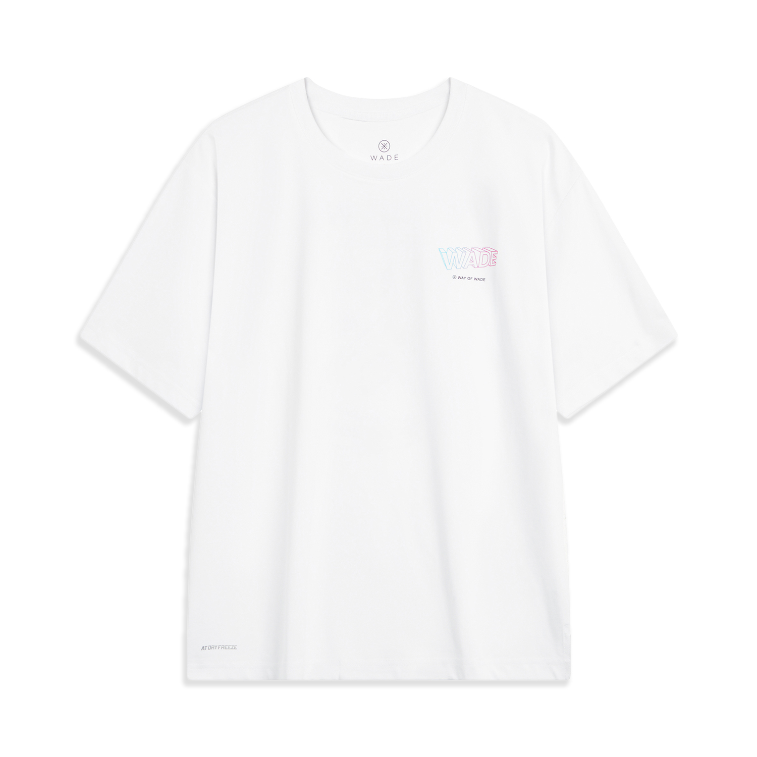 中国李宁上衣23夏季新款男子韦德运动休闲宽松圆领短袖T恤AHST333