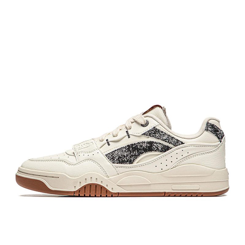 Lining/李宁正品春季男子月白百搭耐磨时尚运动低帮休闲鞋AGCS251