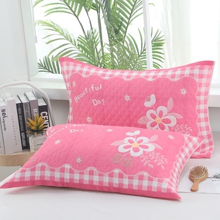 新款纱布棉枕巾棉质成人学生情侣家用柔软舒适四季大枕巾厂家批发