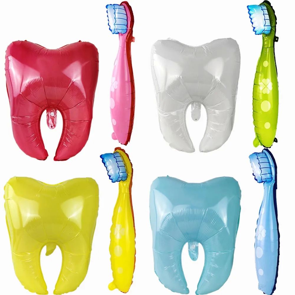 Teeth Shaped Balloon Dental Students Teeth Themed Party Deco