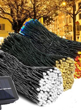 Outdoors Solar String Light 20/50/100LED 8 Modes Solar Lamp