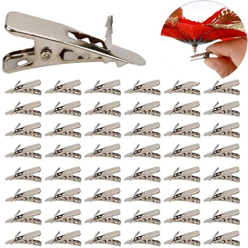 Mini Metal Clips for Christmas Flowers 30/50Pcs Christmas Tr