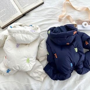 Dog Parks Teddy Pet Embroidered Legged Jumpsuit Coa Four