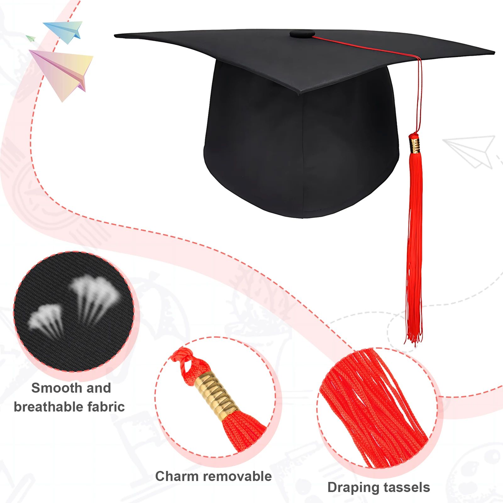 Academic Hat Headwear Academy Souvenir Caps Cosplay Supplies