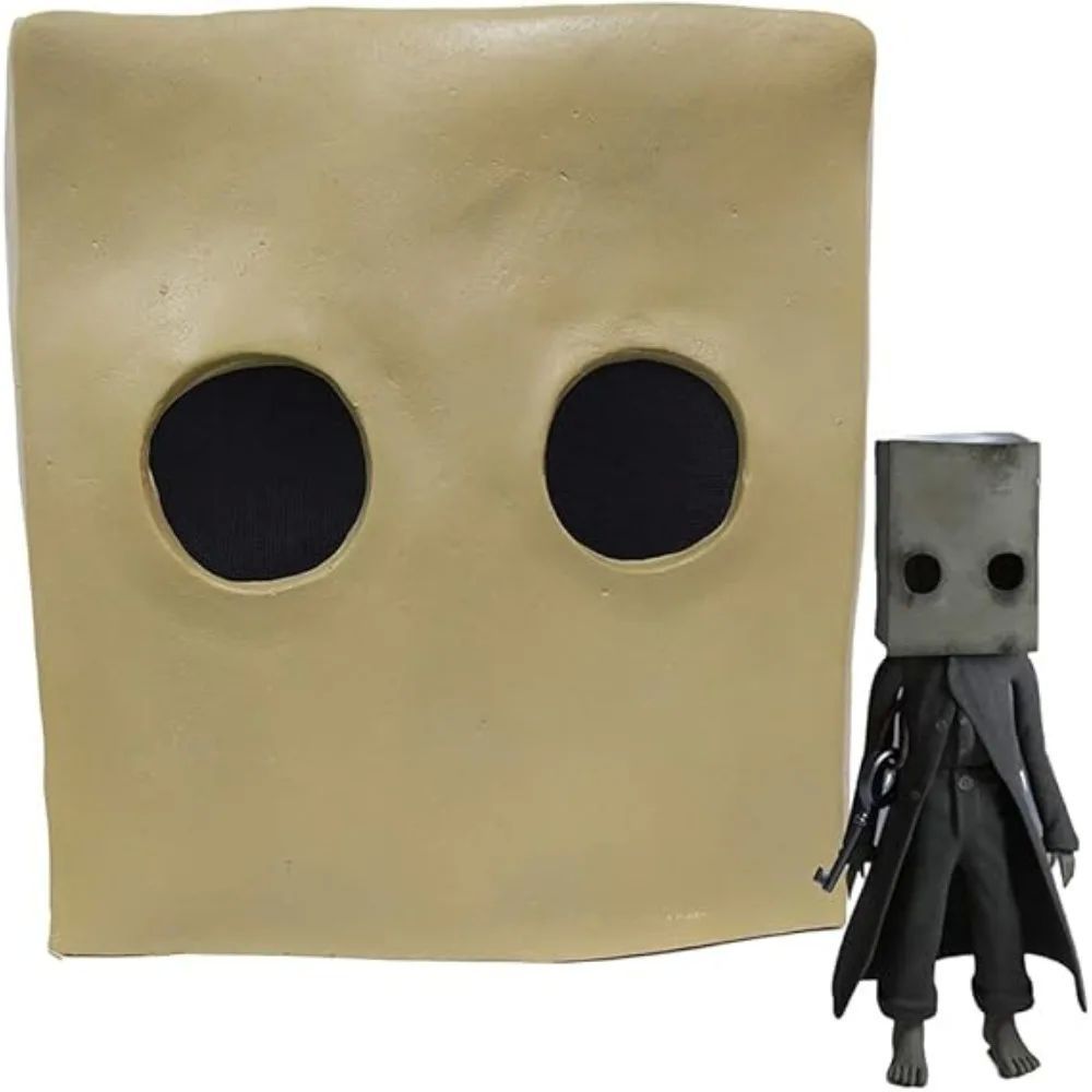 Halloween Mask Little Nightmare Game Mono Latex Mask Party S