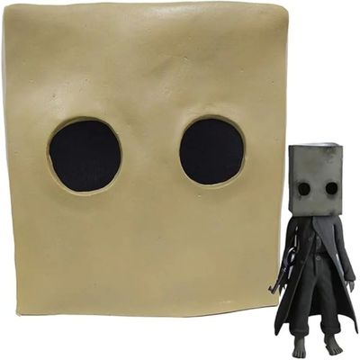 Halloween Mask Little Nightmare Game Mono Latex Mask Party S