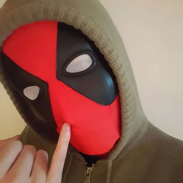 Marvel Deadpool Mask Cosplay Costume Headgear Wade Winston M