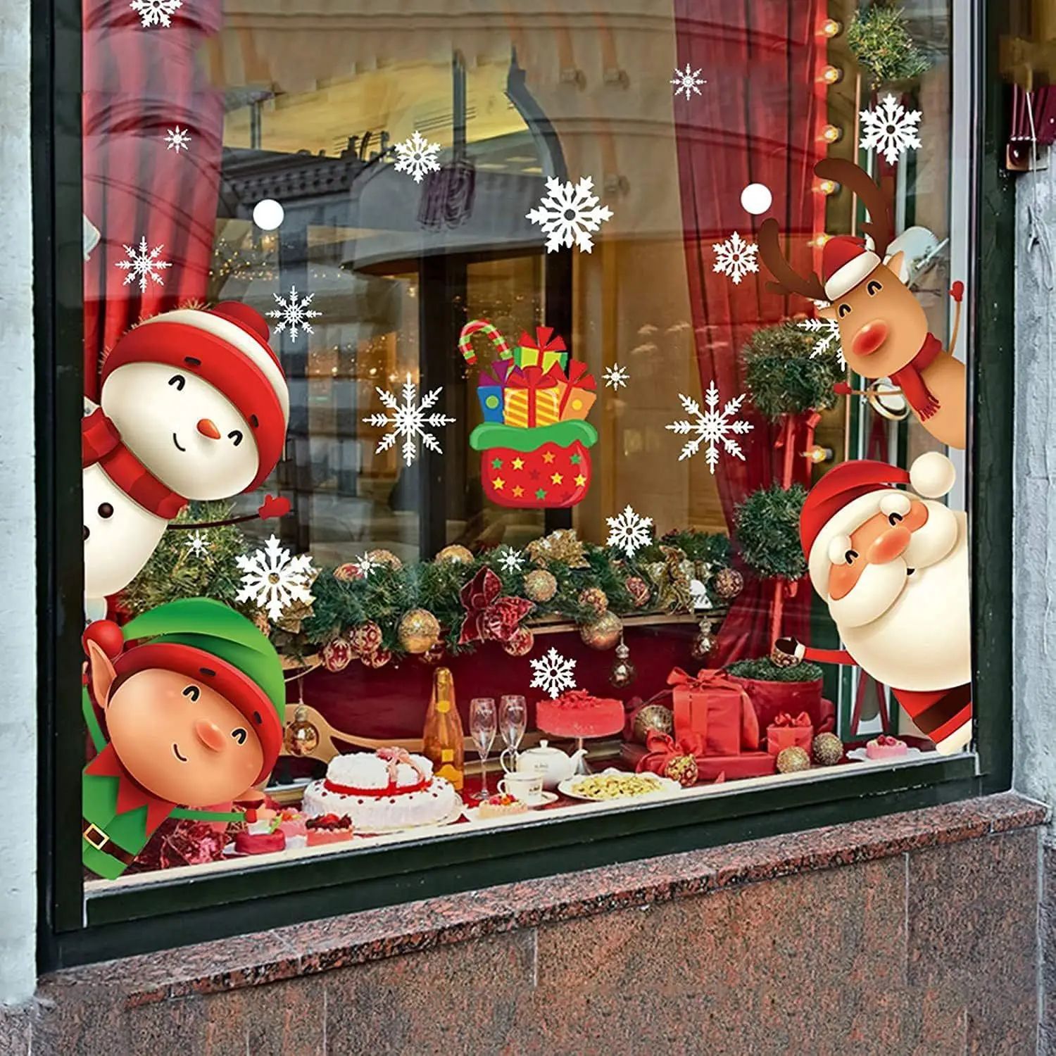 Christmas Window Sticker Merry Christmas Decorations For Hom
