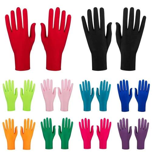 New Party Dress Performance Gloves Full Fingers Spandex Mitt